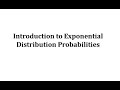 Understanding Exponential Distribution