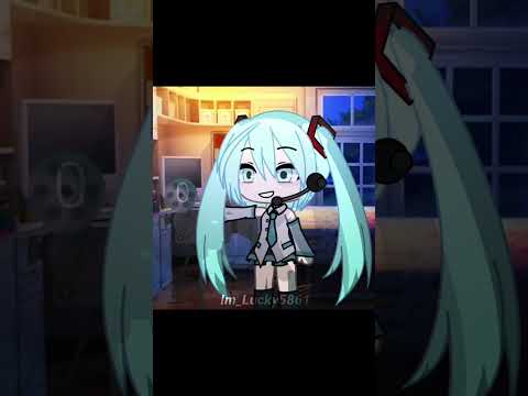 miku💙 { credit to the audio} #приколгача #гачалайф #актив #gacha #гача #gachalucu #miku #edit #sad