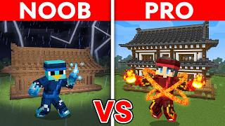 NOOB vs PRO: ELEMENTAL NINJA Battle in Minecraft