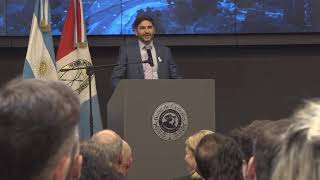 Pullaro encabeza la presentación del Santa Fe Business Fórum en Buenos Aires