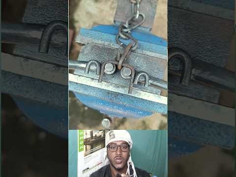 Small Gadget Makes Chain | ছোট গ্যাজেট দিয়ে শিকল বানানো হচ্ছে 😮🔗 #shorts #chainmaking #smallgadget