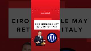 Ciro Immobile may come back to Italy to Serie A. Inter is one of the sweet spots #inter #immobile