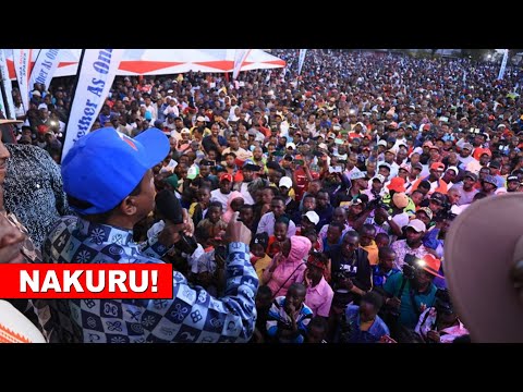 Kalonzo mega Rally in Nakuru after Gachagua endorsed him as next president 2027!🔥