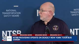 HAPPENING NOW: NTSB providing update on deadly New York tour bus crash.