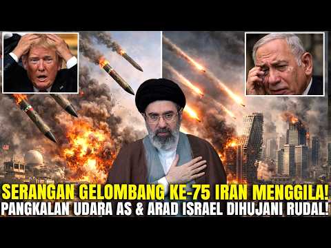 Gelombang ke-75 Iran Menggila! IRGC Serang Israel dan Basis AS di Saudi Sekaligus