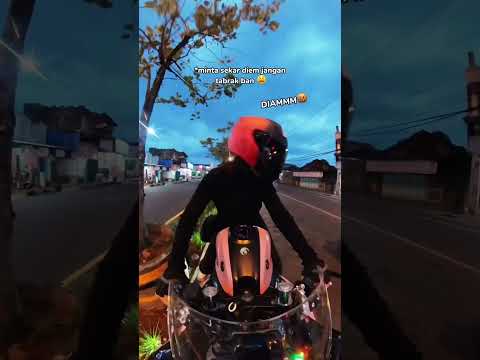Ketika lagi bt malah dibecandain 🥲 #silvadmy #ladybiker #motovlog
