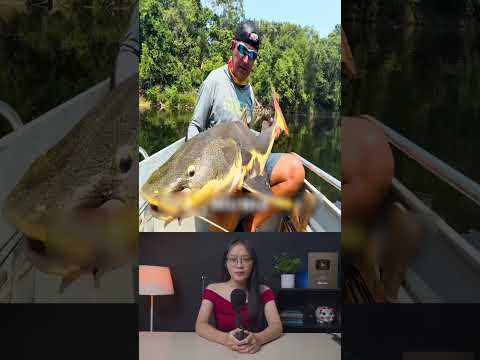 Người đàn ông dùng cá piranha để bắt cá khổng lồ #shorts #review #haisan #danhbatca #dongvat #chetao