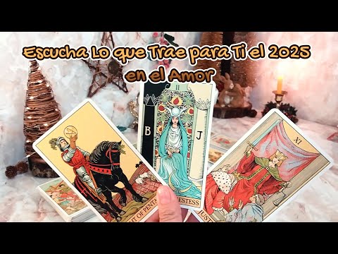 ✨️Escucha lo que Trae Para Ti este 2025 en el Amor 🪄 🎁 ❣️ #tarot