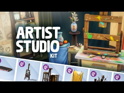 Give YOUR SIMS The Ultimate ART STUDIO 🎨🖌️ |  The Sims 4 Artist Studio Kit