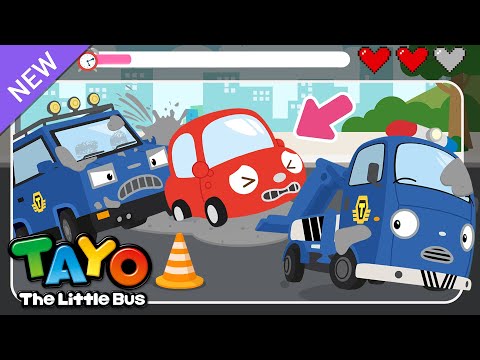 Un auto atorado en el cemento fresco | Cuento para Niños | Juego de Rescate para Niños