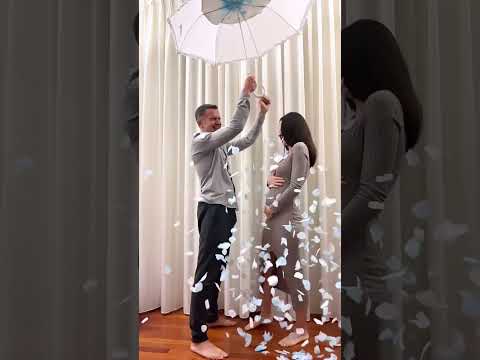 Keeping calm on their happiest day ! #pregnancy #zwanger #genderreveal #ciąża #shorts #boyorgirl
