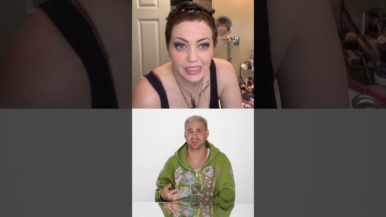 Hairdresser reacts to a DIY bleach and color JOURNEY