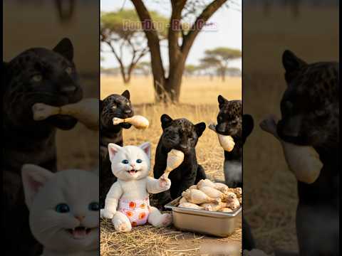 Kitten’s bold wish for three black panther cubs put dad in trouble — the shocking unexpected ending
