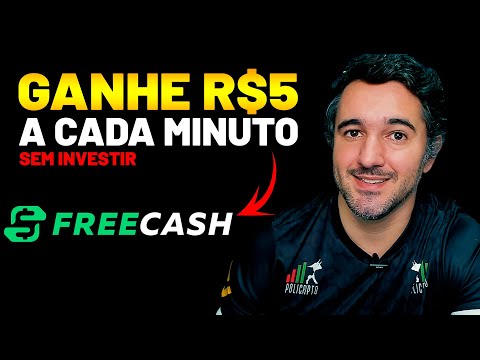 Ganhe R$5 a cada minuto com o FREECASH!