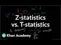 Understanding Z-statistics and T-statistics