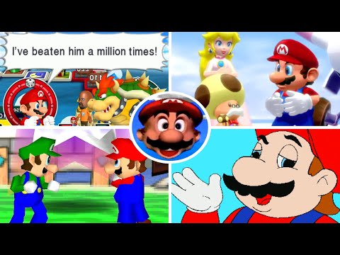 The Rare Times Mario Spoke in Full Sentences Instead of Wahoos