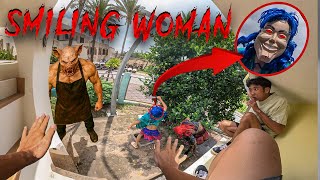 SMILING WOMAN REAL LIFE ESCAPE 35.0 | Horror Parkour Pov Short | Bubbles 3Run