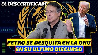 👨🏻‍🏫 ENTREVISTA Y EL ÚLTIMO DISCURSO DE PETRO EN DEBATE DE LA ONU EN DIRECTO -LoMásTrinado
