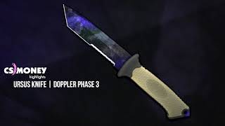 Ursus Knife Doppler Phase 3 Gameplay video