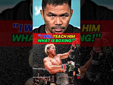 🔥I Will Let Him Know What is Boxing‼️👊 #MannyPacquiao #shortsfeed