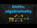 Calculating Limits Algebraically: Key Methods and Techniques