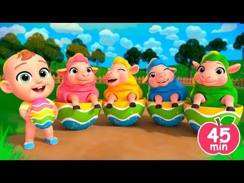 Mary Had a Little Lamb | Color Song | More Lalafun Nursery Rhymes & Kids Songs