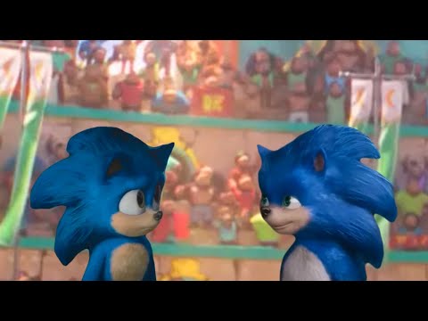 Ugly Sonic Vs Sonic in the Great Ring of Kong | Epic Battle Part 24 | Sonic The Hedgehog Movie