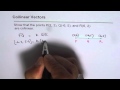 Collinearity and Vector Relationships