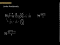 Limits and Algebraic Techniques