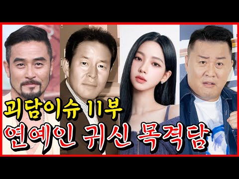 연예인 괴담 | 카리나, 최민수, 정준하, 장정진이 겪은 소름 썰 | 무서운이야기 모음집 | 괴담이슈11부