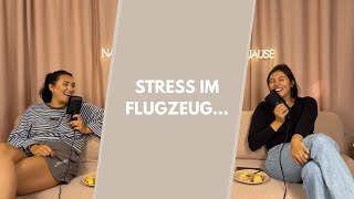 Stress im Flugzeug…