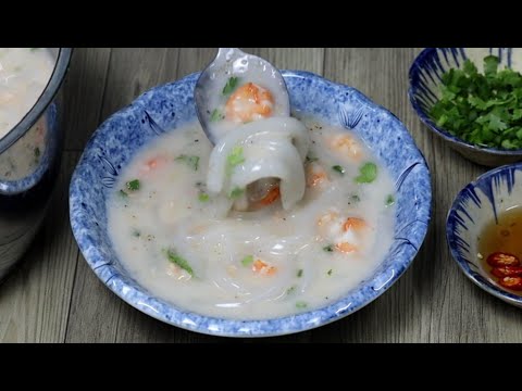 Bánh Canh Tôm Thịt Nước Cốt Dừa miền tây đơn giản ngon tuyệt