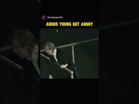 Someone Threw a Beer at Angus Young #shorts