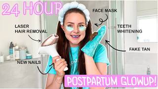 24-Hour Glow Up Transformation ! Extreme Postpartum Glow Up | ad