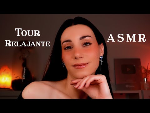 ASMR STUDIO TOUR 🧡💤 VIENES A MI HABITACIÓN y Te Enseño mi Set Up  ✨🎬✨  Español