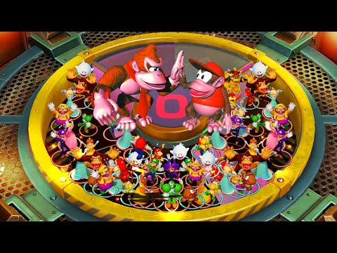 Super Mario Party - Donkey Kong's Kingdom - Donkey Kong Brothers vs Mario Brothers