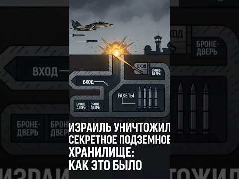 ИЗРАИЛЬ РАЗБОМБИЛ подземные арсеналы Ирана! ДЕТАЛИ #война #новости #израиль #иран