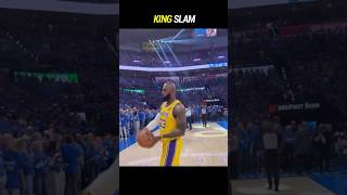 LeBron Throws Down Powerful Two-Hand Dunk 😤