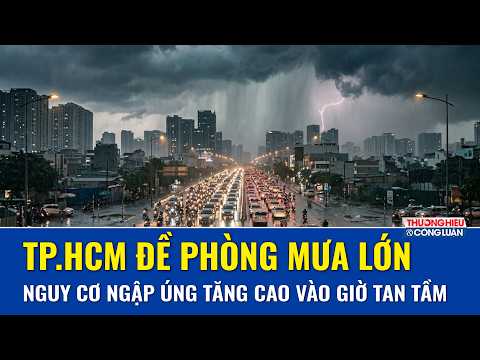 THỜI TIẾT 6/10: TP.HCM cảnh báo mưa lớn “đổ bộ” giờ tan tầm, nguy cơ ngập nhiều nơi