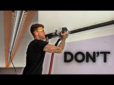 Can You Install LED Tape With A Wall Chaser on A Ceiling? House Renovation