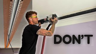 Can You Install LED Tape With A Wall Chaser on A Ceiling? House Renovation