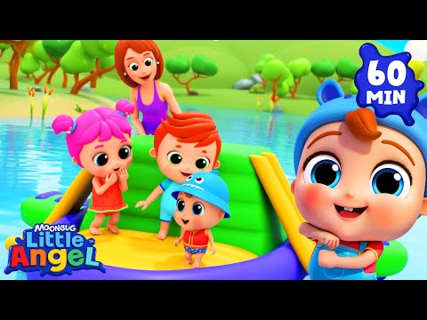 Down By The River | Little Angel | Cartoons for Kids - Explore With Me!