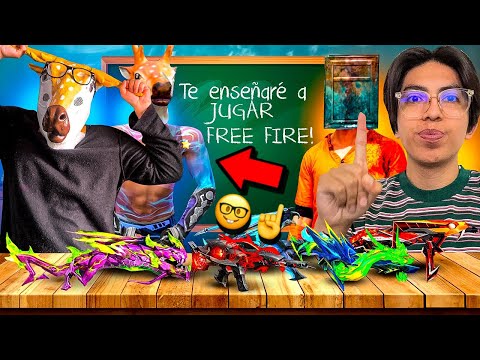 TEAM BOTSITO LE ENSEÑA A JUGAR A VENADO FREE FIRE🤓👨‍🏫😱será mi profesor!