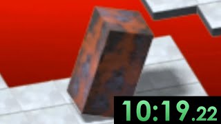 I tried speedrunning Bloxorz and got the world record