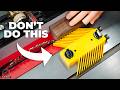 Table Saw Safety Practices