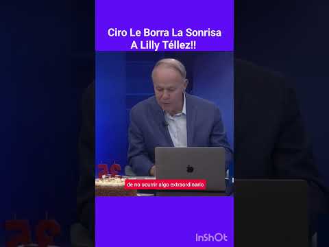 Lilly Téllez Festejaba por La Salida De López Obrador Pero Ciro Le Borro El Festejo Chécalo!!