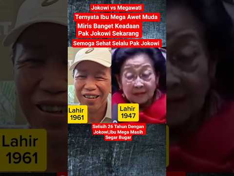 Bikin Kaget Jokowi vs Megawati Ternyata Buk Mega Awet Muda