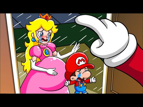 Peach Sad Story...Don't Come Back Home!!! ? - Super Mario Bros Animation