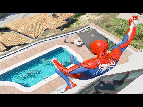 GTA 5 Spider-Man Ragdolls Compilation 118 (Funny Video)