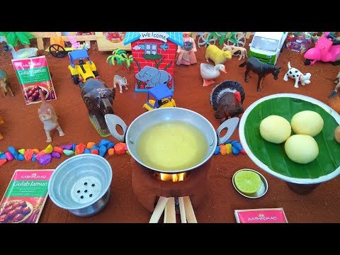 Miniature Gulab Jamun | miniature Cooking | Readymade Gulab Jamun Recipe | 2min Gulab Jamun